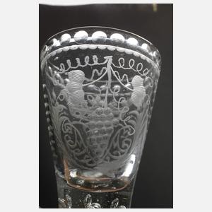 Barockes Glas aus Adelsbesitz