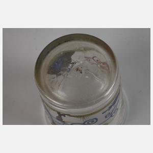 Barockes Innungsglas der Fleischer