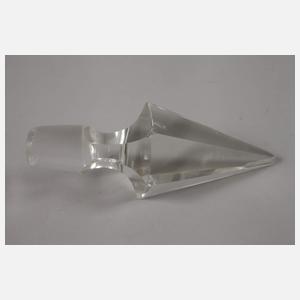 Glaskaraffe aus Adelsbesitz