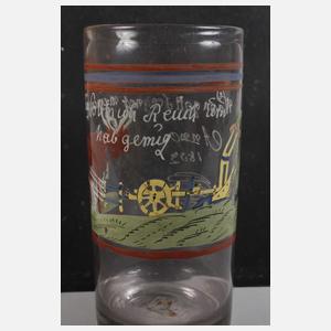 Großes sächsisches Spruchglas