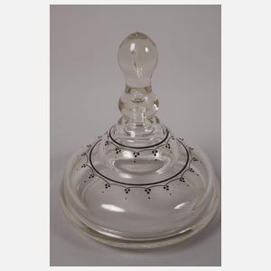 Deckelpokal mit Schwarztlotmalerei