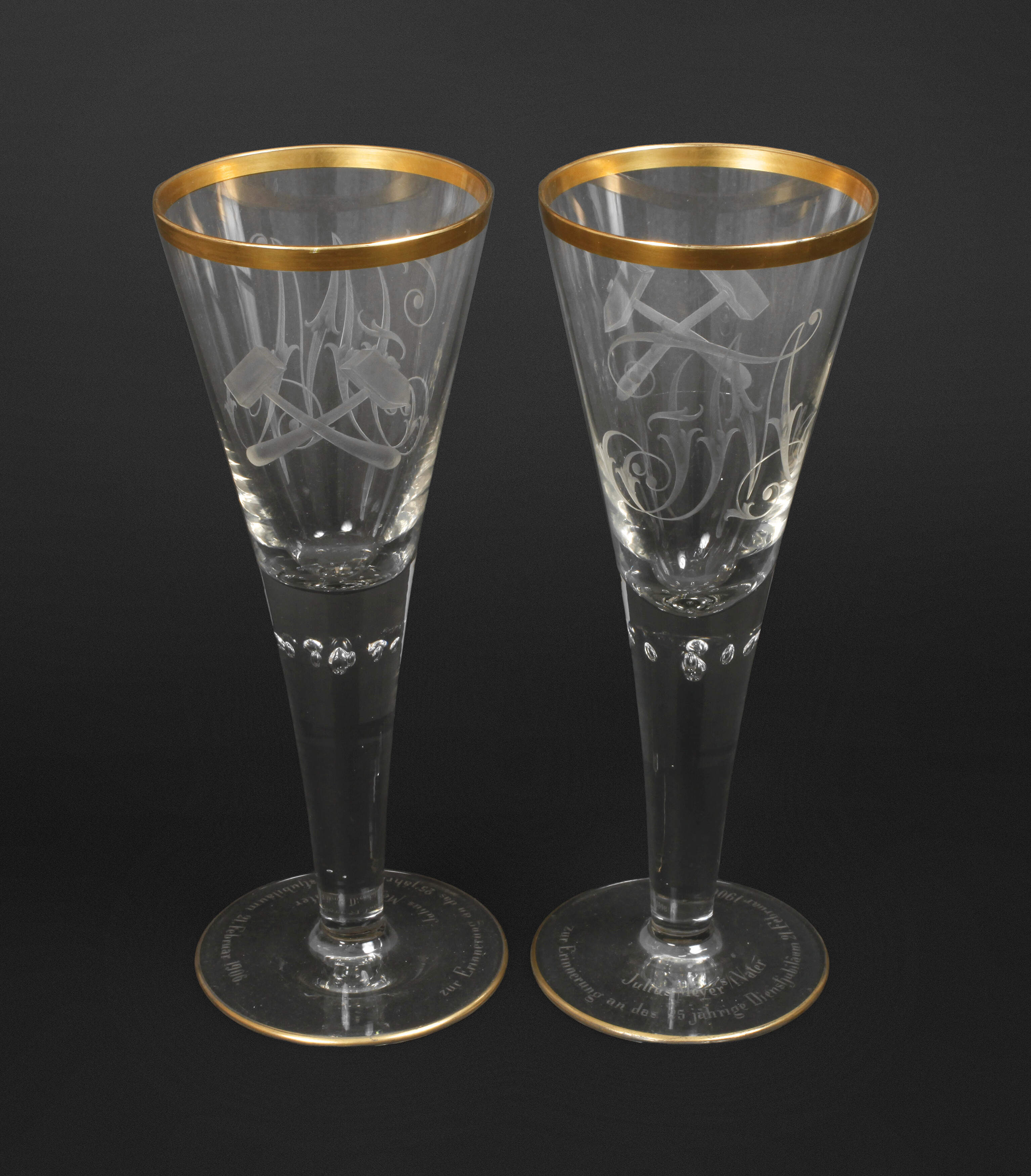 Paar Bergmannspokale