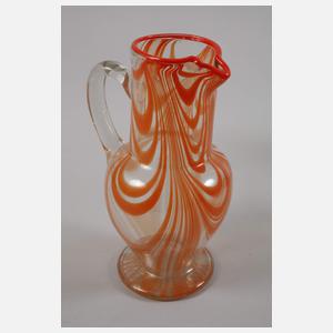 Fünf Teile Lauschaer Fadenglas