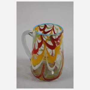 Fünf Teile Lauschaer Fadenglas