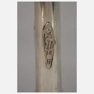 Paar Silberleuchter Empire Augsburg