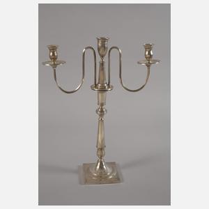 Paar klassizistische Silbergirandolen