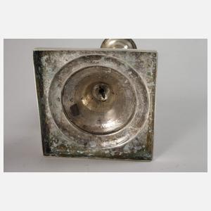 Paar klassizistische Silbergirandolen