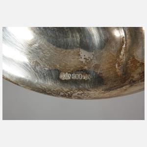 Silber Paar Kerzenleuchter in Barockform