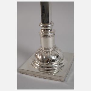 Große fünfflammige Silbergirandole