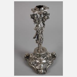 Silber Paar figürliche Kerzenleuchter