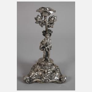 Silber Paar figürliche Kerzenleuchter