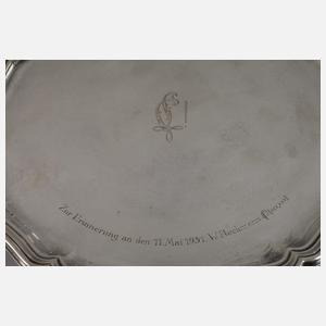 Studentische Silberplatte