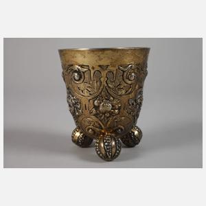 Vermeil-Kugelfußbecher