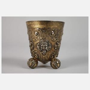 Vermeil-Kugelfußbecher