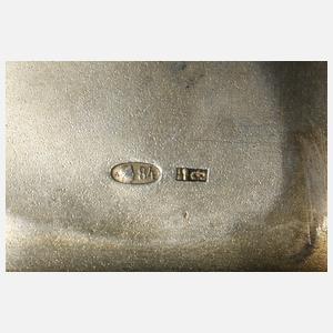 Silber Zigarettenetui Russland