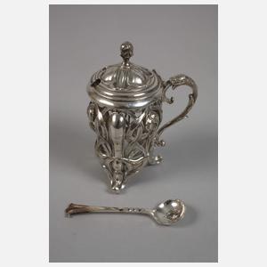 Silber drei Gewürzgefäße