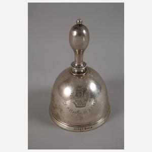 Silber Tischglocke aus Adelsbesitz