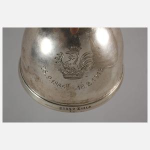 Silber Tischglocke aus Adelsbesitz