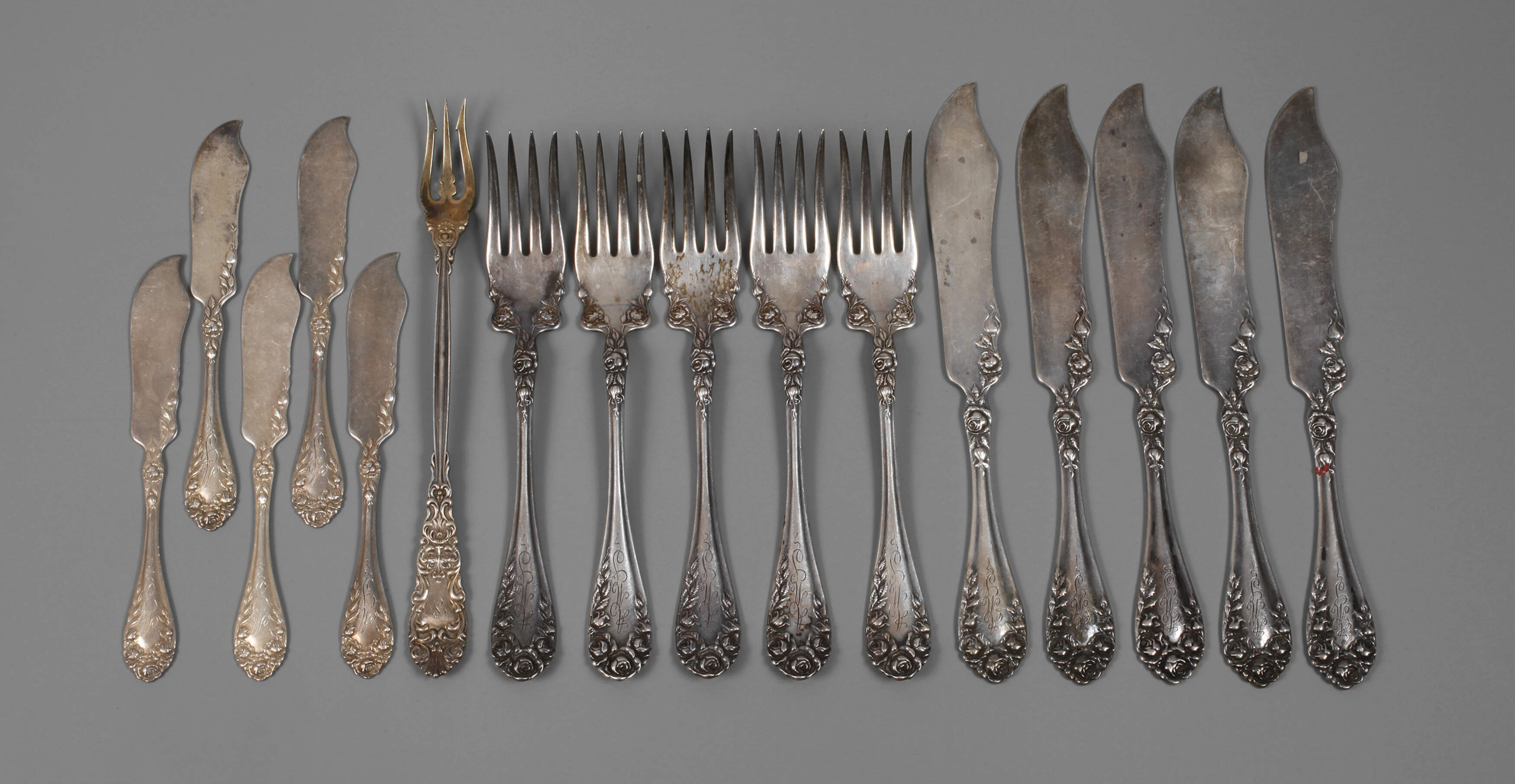 Silber Fischbesteck USA