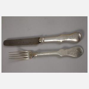 Silberbesteck aus Adelsbesitz