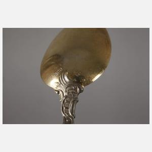 Silber zwölf Kaffeelöffel Historismus