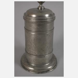 Drei Zinnwalzenkrüge