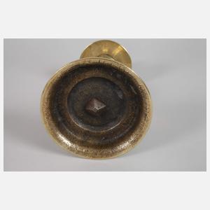 Paar frühbarocke Messingleuchter