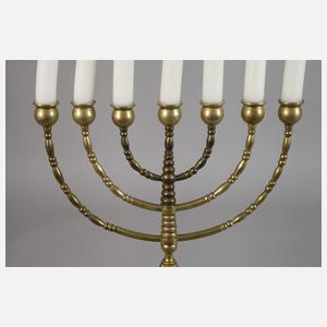 Judaica großer Menoraleuchter