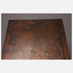 Johann Alexander Böner, Radierplatte