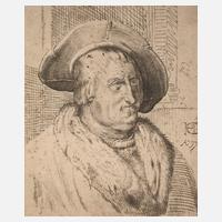 Hendrick Goltzius, Portrait eines Mannes mit Hut111