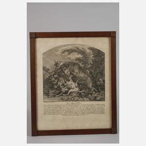 Johann Elias Ridinger, Konvolut Jagddarstellungen