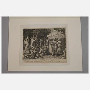 Johannes Sadeler I., Heiliger Sebaldus vor Nürnberg