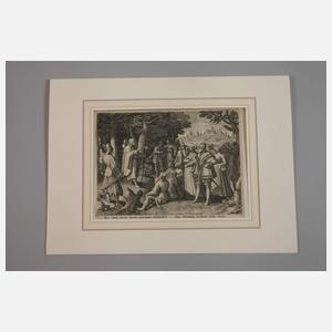 Johannes Sadeler I., Heiliger Sebaldus vor Nürnberg