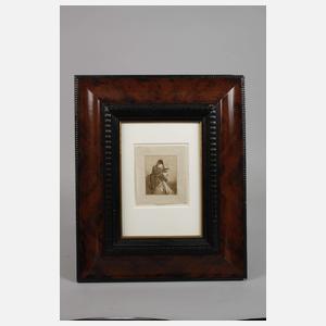 Portrait eines Mannes mit Haube