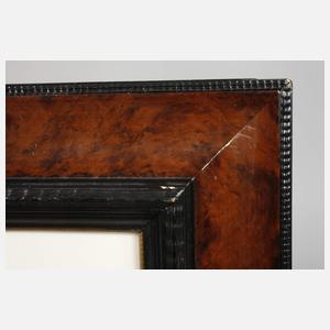 Portrait eines Mannes mit Haube