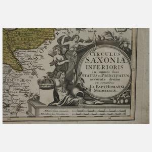 Johann Baptist Homann, Karte Norddeutschland