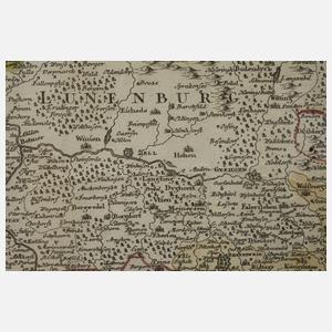 Johann Baptist Homann, Karte Norddeutschland