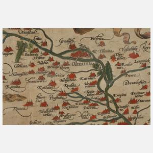 Abraham Ortelius, Kupferstichkarte Mähren