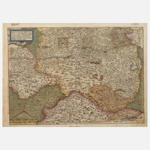 Wolfgang Lazius, Kupferstichkarte Österreich