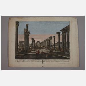 Konvolut Guckkastenblätter von Palmyra in Syrien