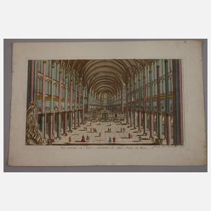 Zwei Guckkastenblätter Paris