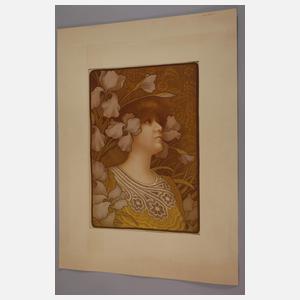 Paul Berthon, "Portrait Sarah Bernhardt"