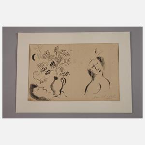 Marc Chagall, "Vase aux Amoureux"