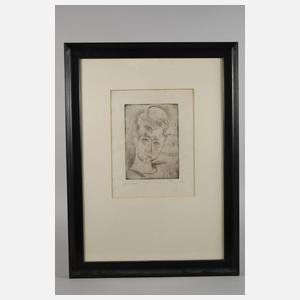 Prof. Conrad Felixmüller, "Kopf meiner Frau"