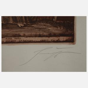 Prof. Ernst Fuchs, "Flora okuli"