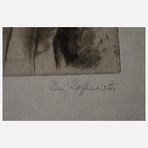 Heinz Hoffmeister, Sitzender weiblicher Akt