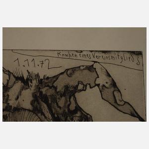 Horst Janssen, "Knochen eines Vereinsmitglieds"