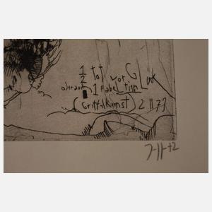 Horst Janssen, "Halb tot vor Glück"