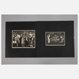 nach Wassily Kandinsky, Mappenwerk "Xylographies"