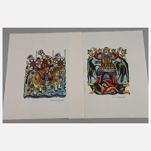 Wassilij Nicolaevic Masjutin, 15 Märchenillustrationen